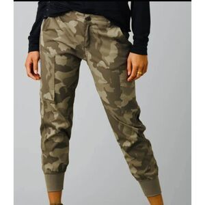 prAna Women Sky Canyon Lightweight Camouflage Performance Joggers UPF50 Pants 4